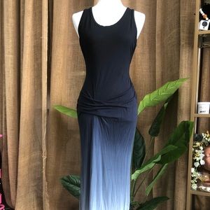 Young Fabulous & Broke racerback ombré blue dress